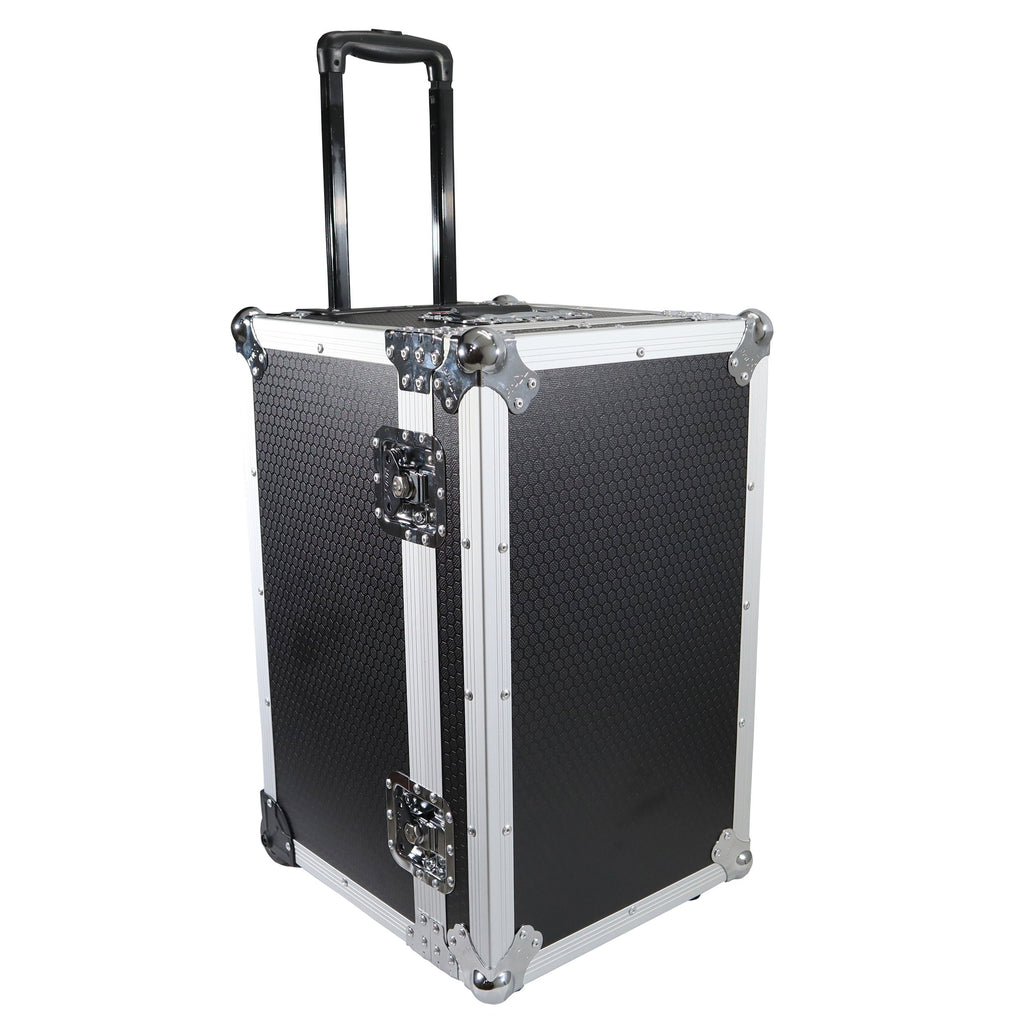 ProX T-UTIHWMK2 - Rolling Utility Case W/ Retractable Handle and Low-Profile Recessed Wheels 17x24.5x15" Exterior For Cabales/100 LP Vinyl Records The DJ Hookup