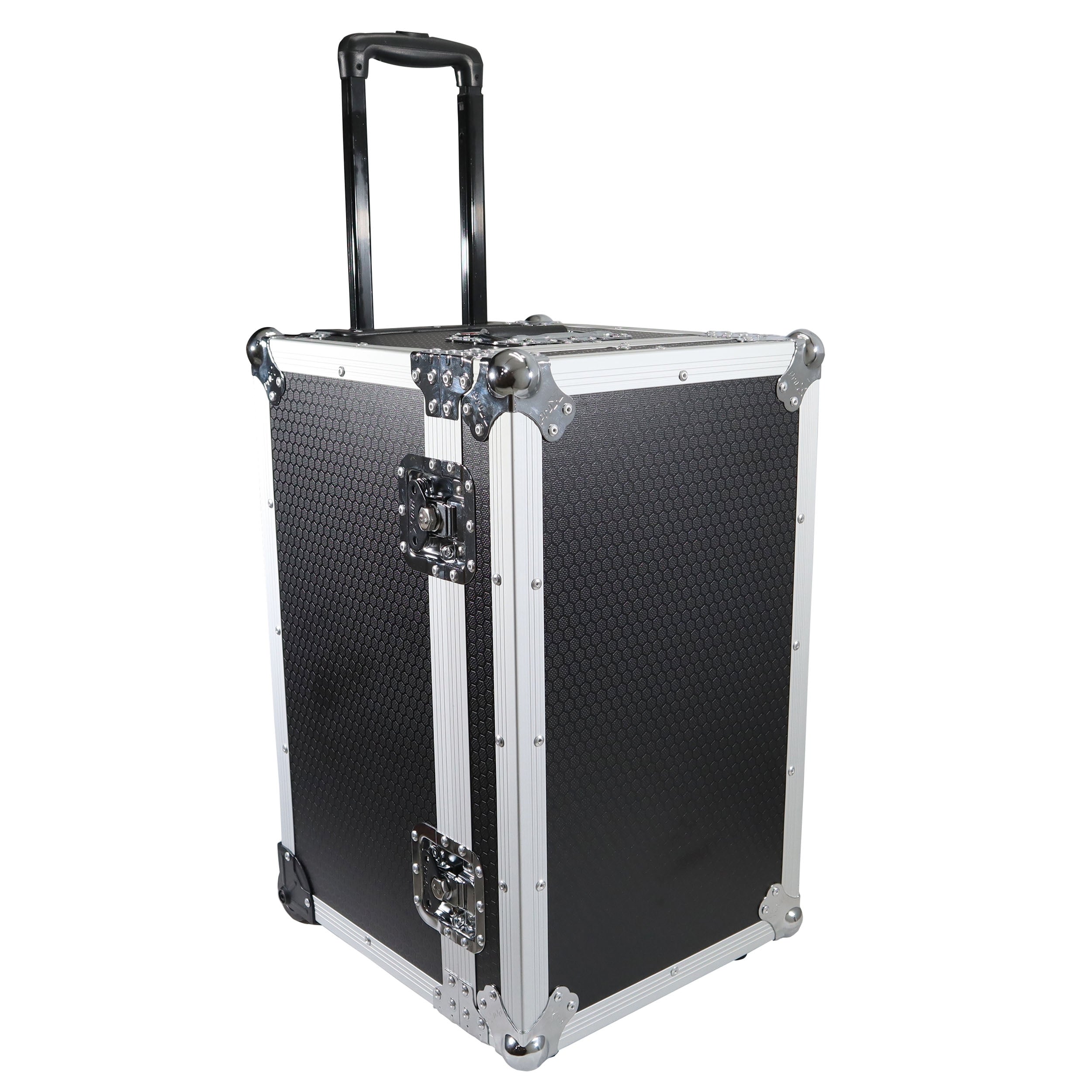 ProX T-UTIHWMK2 - Rolling Utility Case W/ Retractable Handle and Low-Profile Recessed Wheels 17x24.5x15" Exterior For Cabales/100 LP Vinyl Records The DJ Hookup