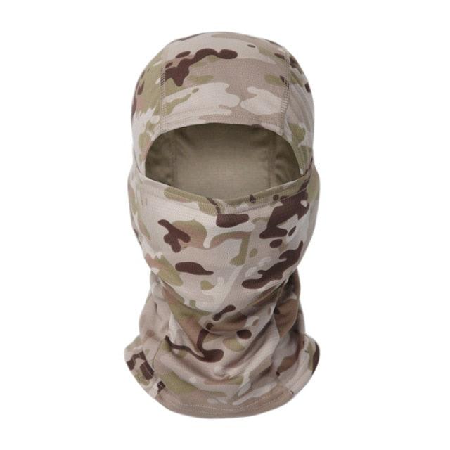 Tactical Camouflage Balaclava Full Face Mask CS Wargame Army Hunting Cycling Sports Helmet Liner Military Multiamp CP Skating Hat Motorbike Biker Racing Breather Mask Tactical Airsoft Cap Scarf Mask Ski Hat Spring Summer For Men Women Stevvex