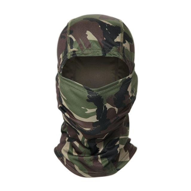 Tactical Camouflage Balaclava Full Face Mask CS Wargame Army Hunting Cycling Sports Helmet Liner Military Multiamp CP Skating Hat Motorbike Biker Racing Breather Mask Tactical Airsoft Cap Scarf Mask Ski Hat Spring Summer For Men Women Stevvex