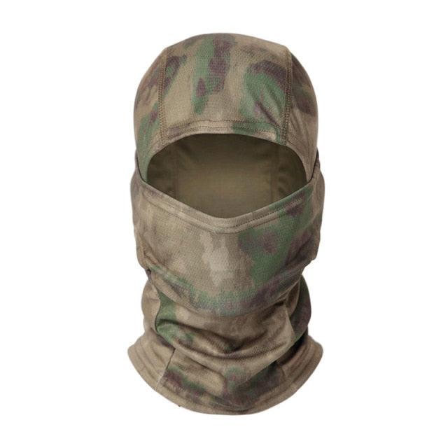 Tactical Camouflage Balaclava Full Face Mask CS Wargame Army Hunting Cycling Sports Helmet Liner Military Multiamp CP Skating Hat Motorbike Biker Racing Breather Mask Tactical Airsoft Cap Scarf Mask Ski Hat Spring Summer For Men Women Stevvex
