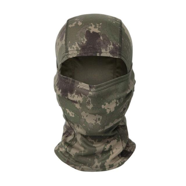 Tactical Camouflage Balaclava Full Face Mask CS Wargame Army Hunting Cycling Sports Helmet Liner Military Multiamp CP Skating Hat Motorbike Biker Racing Breather Mask Tactical Airsoft Cap Scarf Mask Ski Hat Spring Summer For Men Women Stevvex