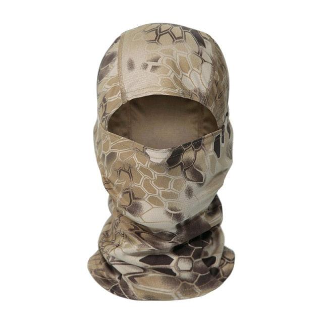 Tactical Camouflage Balaclava Full Face Mask CS Wargame Army Hunting Cycling Sports Helmet Liner Military Multiamp CP Skating Hat Motorbike Biker Racing Breather Mask Tactical Airsoft Cap Scarf Mask Ski Hat Spring Summer For Men Women Stevvex