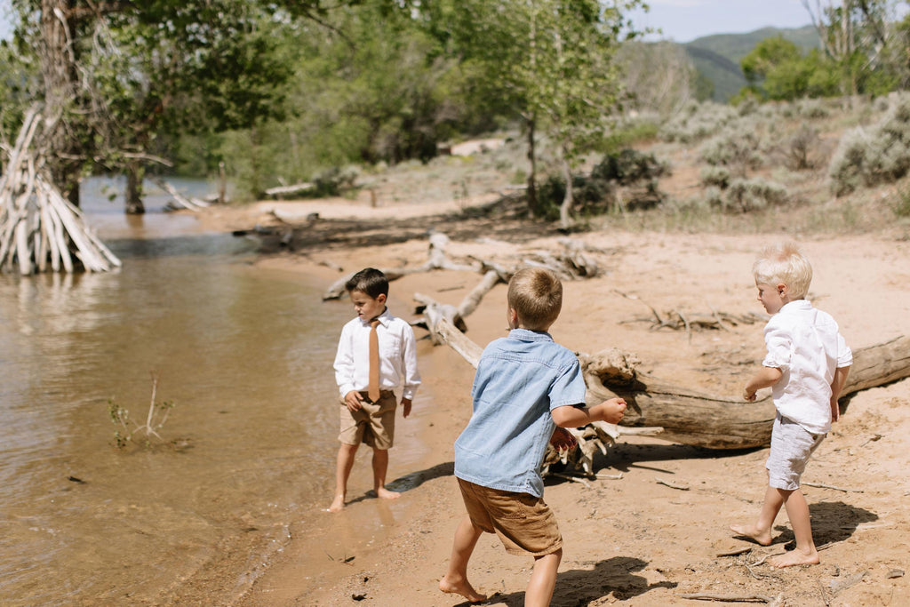 Tan Saddle - Boys Tie