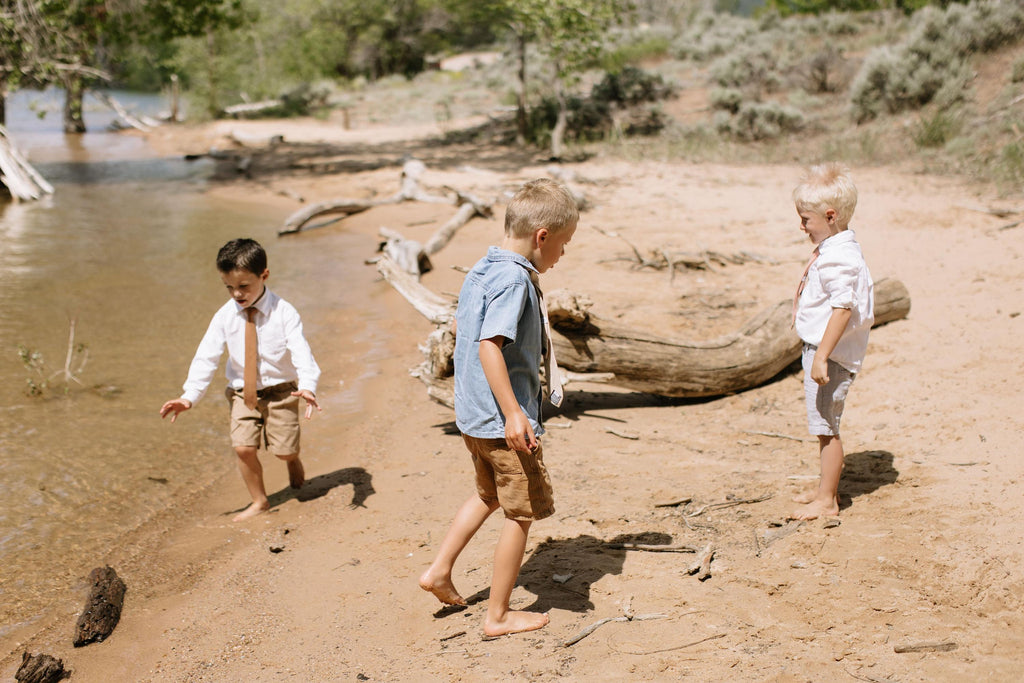 Tan Saddle - Boys Tie
