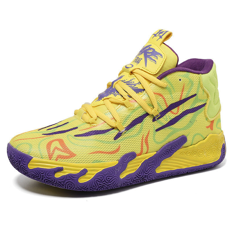 Three ball, third-generation purple MB.03 men's and women's indoor and outdoor shock-absorbing and anti slip basketball shoes V.I.P Digital Presence