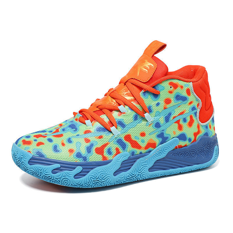 Three ball, third-generation purple MB.03 men's and women's indoor and outdoor shock-absorbing and anti slip basketball shoes V.I.P Digital Presence