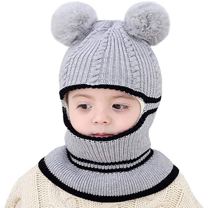 Toddler Fleece Lined Winter Bear Hat DailySale