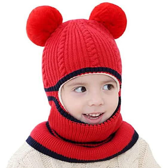 Toddler Fleece Lined Winter Bear Hat DailySale