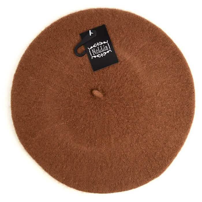 Traditional Women's Men's Solid Color Plain Wool French Beret One Size DailySale
