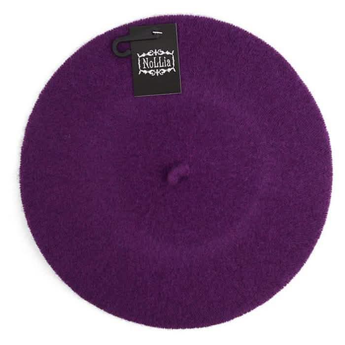 Traditional Women's Men's Solid Color Plain Wool French Beret One Size DailySale