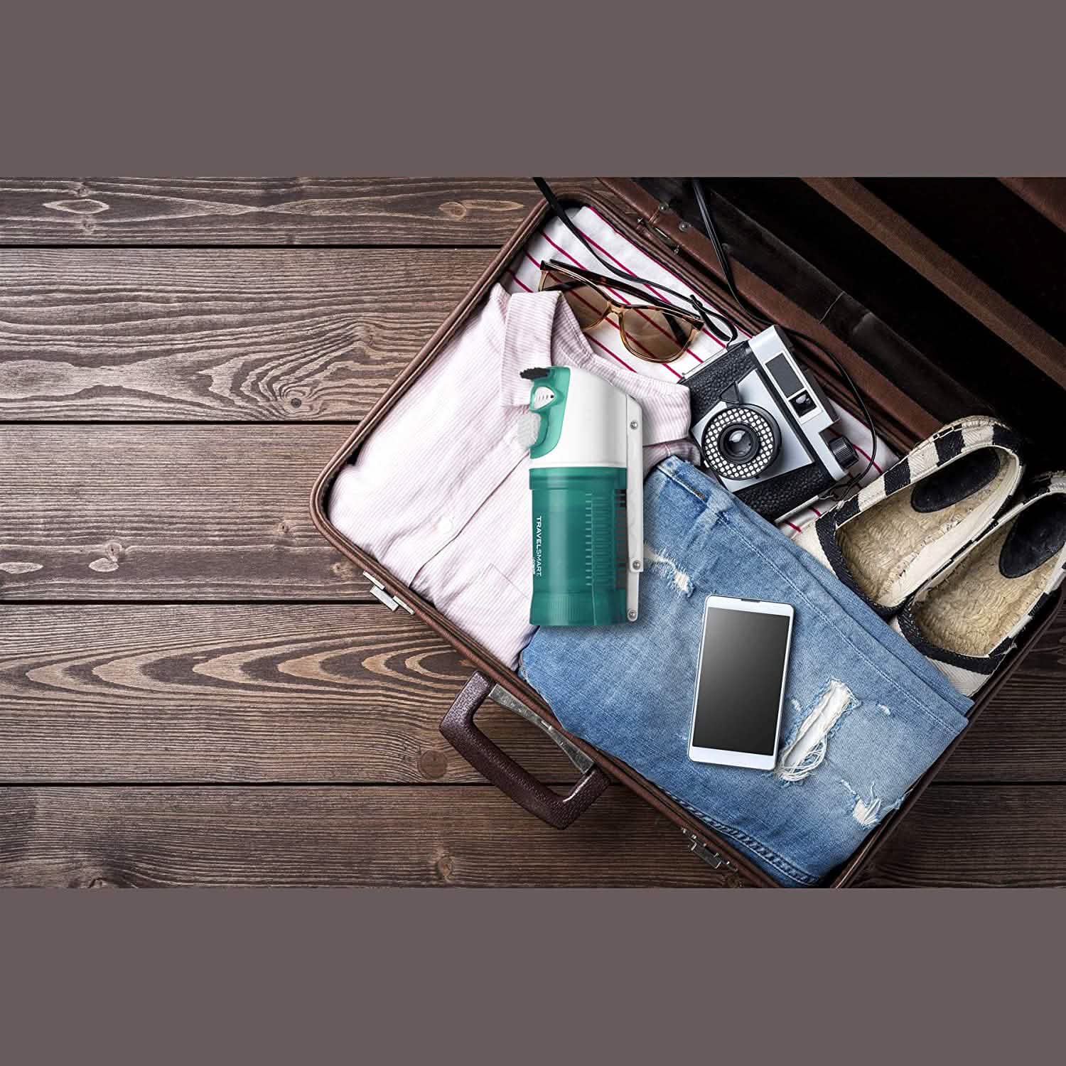TRAVEL SMART Conair 450 Watt Dual Voltage Garment Steamer