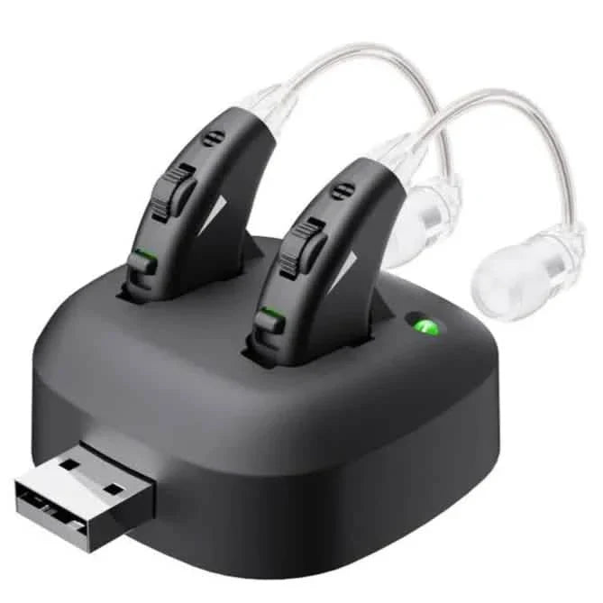 True Hearing Aids (Not Amplifier) for Seniors Rechargeable with Charging Dock DailySale