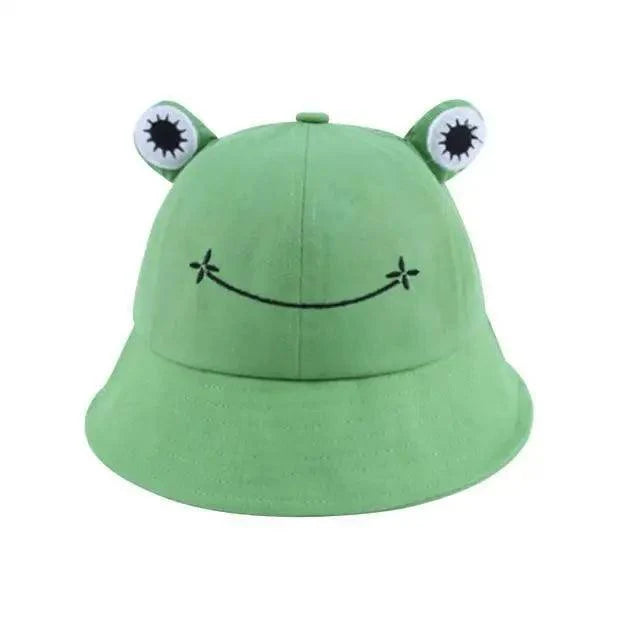 Unique Design Frog Bucket Hat for Women Summer Autumn Plain Female Panama Outdoor Hiking Beach Fishing Cap Sunscreen Woman Sunhat Stevvex