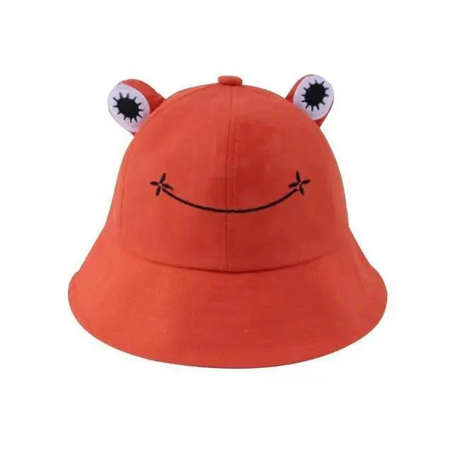Unique Design Frog Bucket Hat for Women Summer Autumn Plain Female Panama Outdoor Hiking Beach Fishing Cap Sunscreen Woman Sunhat Stevvex