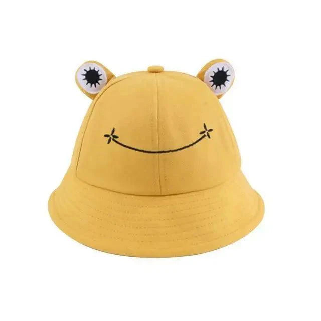Unique Design Frog Bucket Hat for Women Summer Autumn Plain Female Panama Outdoor Hiking Beach Fishing Cap Sunscreen Woman Sunhat Stevvex