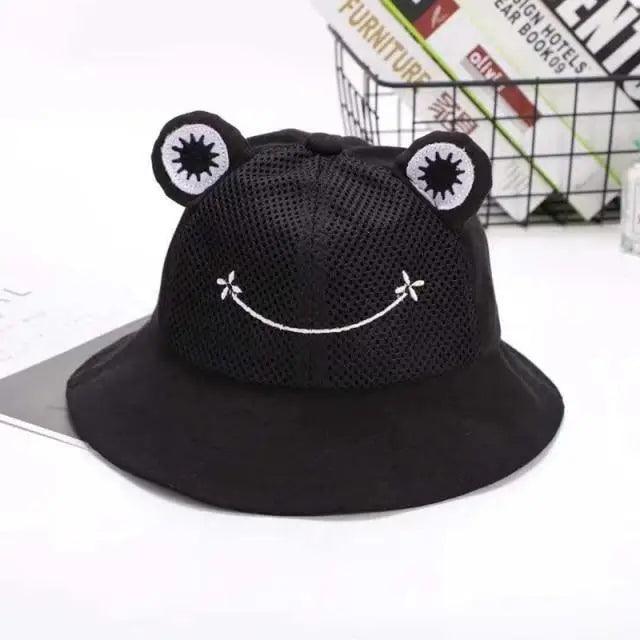 Unique Design Frog Bucket Hat for Women Summer Autumn Plain Female Panama Outdoor Hiking Beach Fishing Cap Sunscreen Woman Sunhat Stevvex