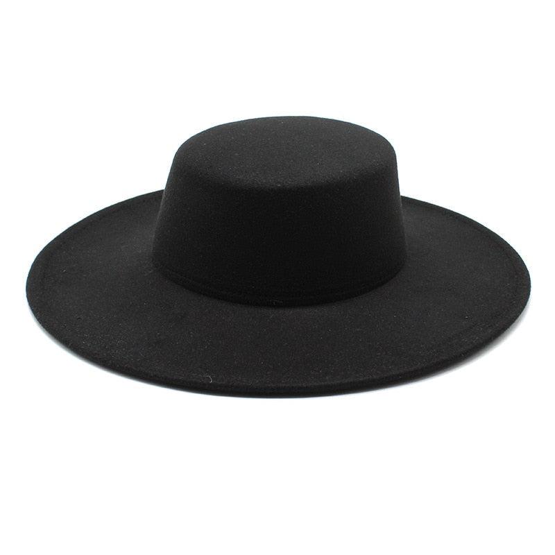Unique Style Fedora Hats For Women Retro New Trendy Wide Brim Cap For Summer Party Women's Hat Big Fedora Hat Luxury Wedding Hats Flat Top Hat Stevvex