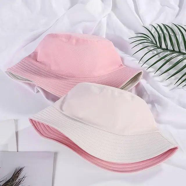 Unisex Double-faced Bucket Hat Colorful Sunscreen Women One Size Hat Outdoor Activities Modern Men Hats Stevvex
