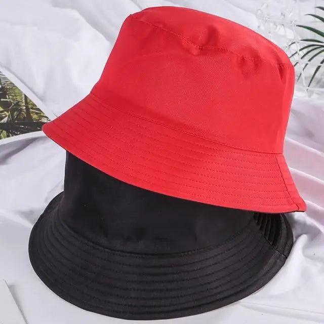 Unisex Double-faced Bucket Hat Colorful Sunscreen Women One Size Hat Outdoor Activities Modern Men Hats Stevvex