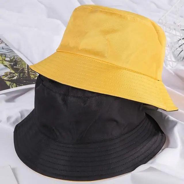Unisex Double-faced Bucket Hat Colorful Sunscreen Women One Size Hat Outdoor Activities Modern Men Hats Stevvex