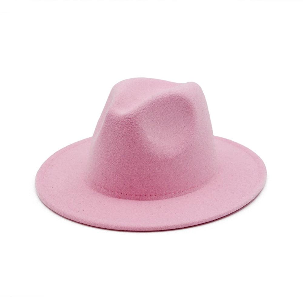 Unisex Fashion Solid Color Large Woolen Hat New Hat Fedora For Men Hats For Women Simple Modern Style Hat Autumn Fashion Hat Winter Multicolor Hat 58-61cm Stevvex