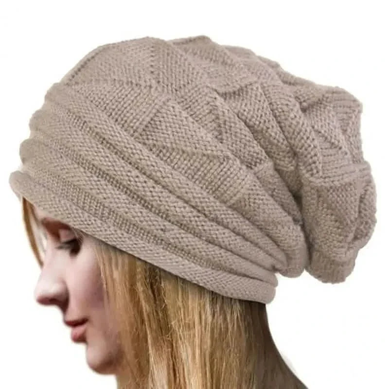 Unisex Oversized Knitted Baggy Beanie DailySale