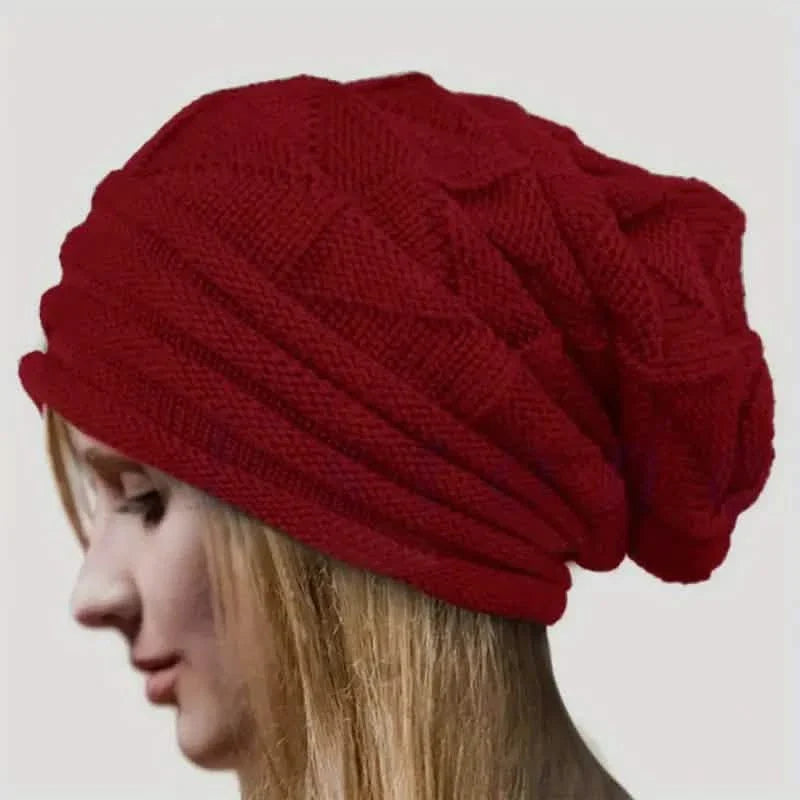 Unisex Oversized Knitted Baggy Beanie DailySale