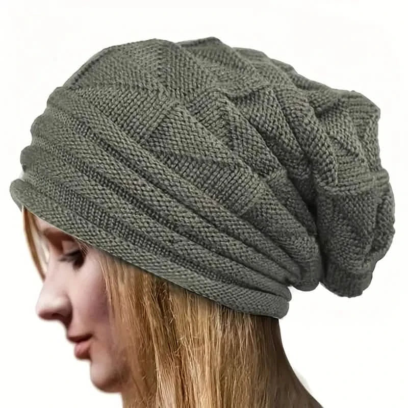Unisex Oversized Knitted Baggy Beanie DailySale