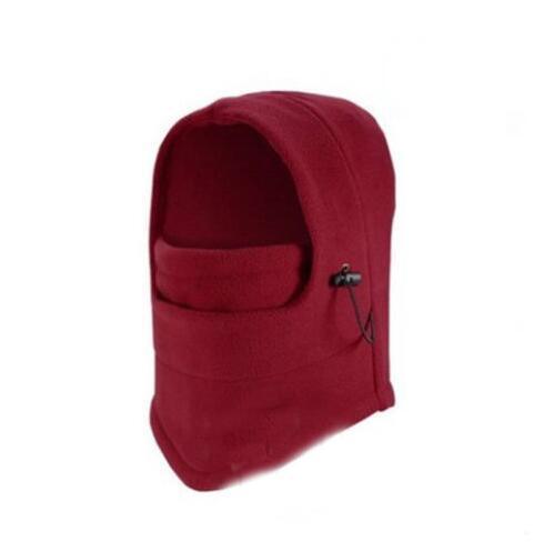 Unisex Polar Fleece Hood Hat Casual  Beanie Ski Snow Cap Snood Scarf Warmer Thermal Neckerchief Drawstring Soft Balaclava Pullover Knitted Beanie for Adults Men Women Ski Caps New Balaclava Party Mask Hat Caps For Skiing Bicycle Cycling Outdoor Headwarmer Stevvex