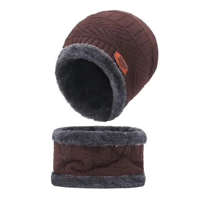 Unisex Winter Scarf Warm Beanies Breathable Hats One Size For Boys Modern Design Cap And Scarf Sets Stevvex
