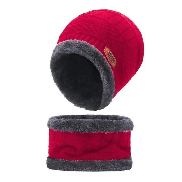 Unisex Winter Scarf Warm Beanies Breathable Hats One Size For Boys Modern Design Cap And Scarf Sets Stevvex