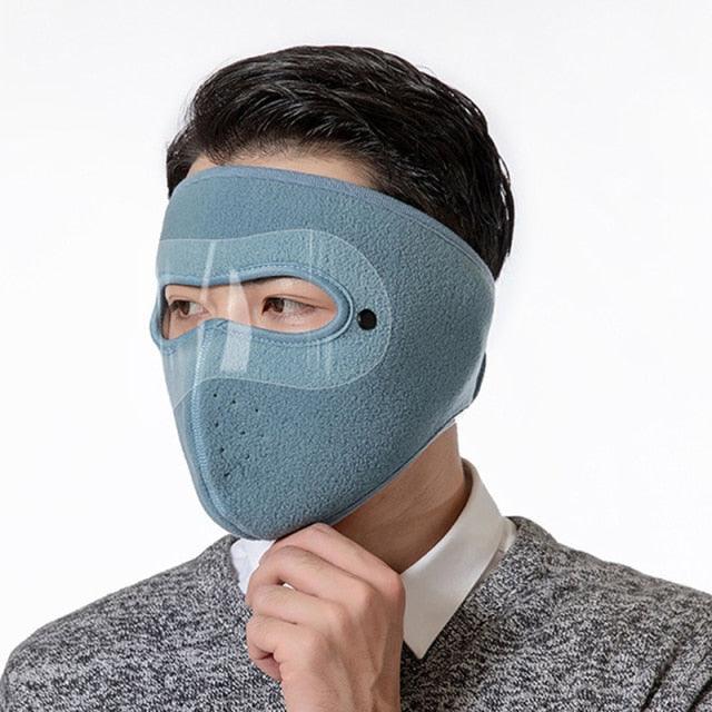 Unisex Winter Warm Mask Face Shield Cycling Caps for Outdoor Fishing Breathable Mask with HD Anti-fog Goggles Fleece Warm Scarf Sport Bandana Scarf Fishing Cycling Hiking Face Cover Neck Balaclava Neck Gaiter Warmer Face Mask Stevvex