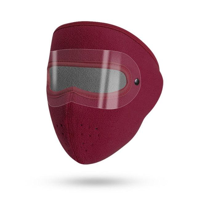 Unisex Winter Warm Mask Face Shield Cycling Caps for Outdoor Fishing Breathable Mask with HD Anti-fog Goggles Fleece Warm Scarf Sport Bandana Scarf Fishing Cycling Hiking Face Cover Neck Balaclava Neck Gaiter Warmer Face Mask Stevvex