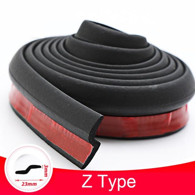 Universal Self Adhesive Auto Rubber Weather Draft Seal Strip Weather-strip for Car Window and Door Car Door Seal Strip Auto Stickers Rubber Noise Insulation Anti-Dust Soundproofing Sealing Strips Interior Accessories Stevvex