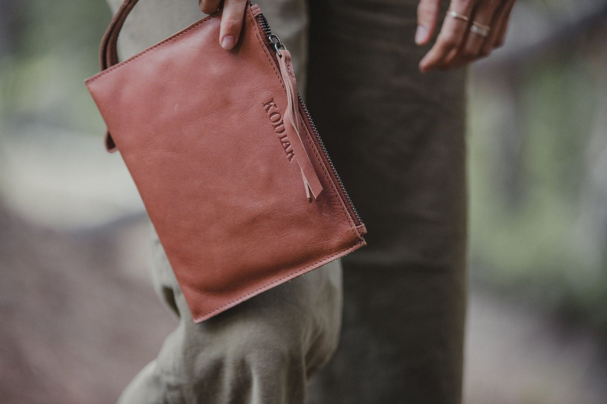 Leather Clutch Kodiak Leather