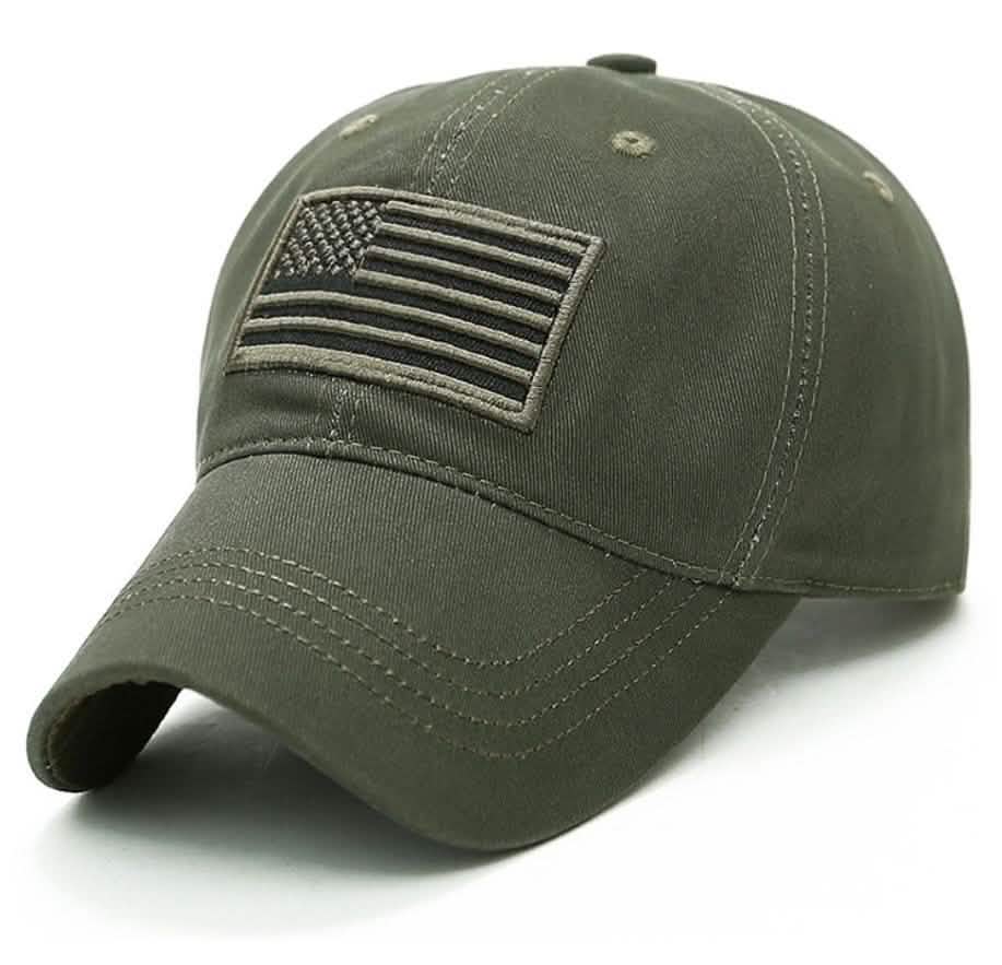 USA Flag Baseball Cap Army Embroidery Cotton Tactical Snapback Hat DailySale