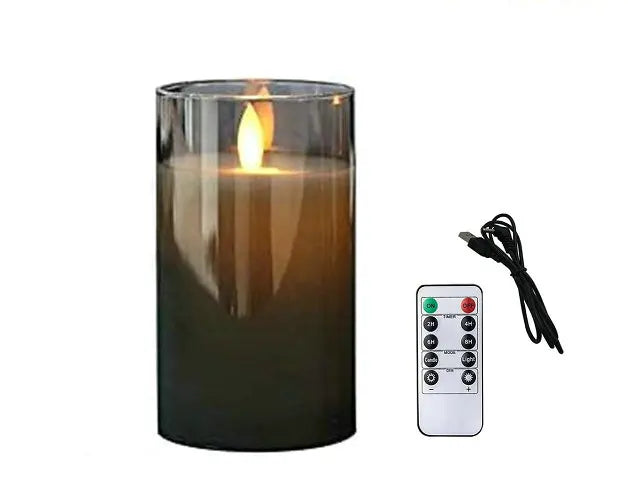 USB Rechargeable LED Pillar Candles V.I.P Digital Presence