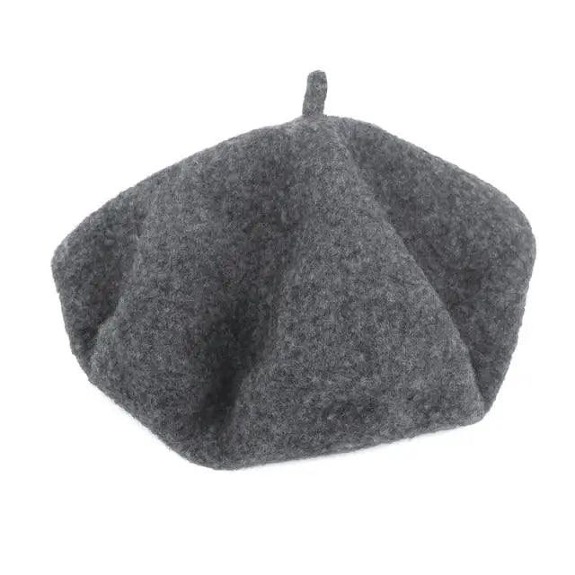 Vintage Beret Hat Flat Cap For Women Retro Classic Style Wool Beret Caps Modern Women Hats Stevvex