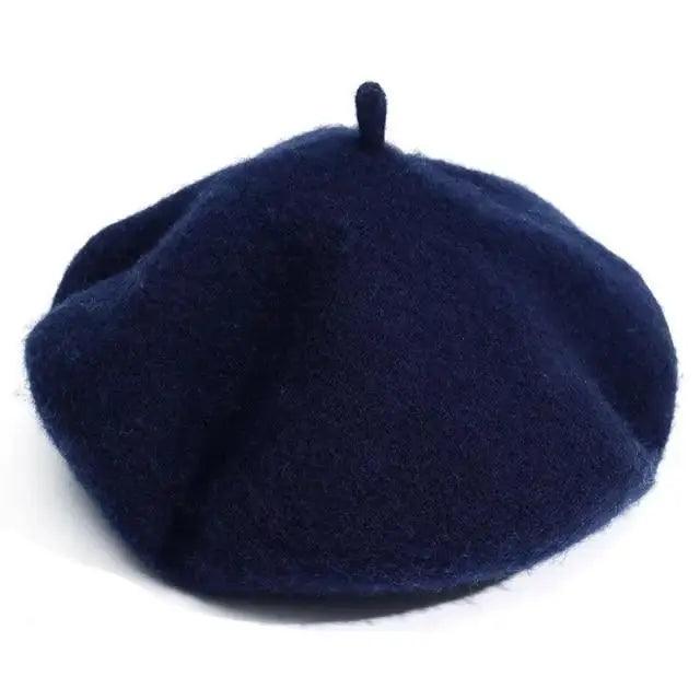 Vintage Beret Hat Flat Cap For Women Retro Classic Style Wool Beret Caps Modern Women Hats Stevvex