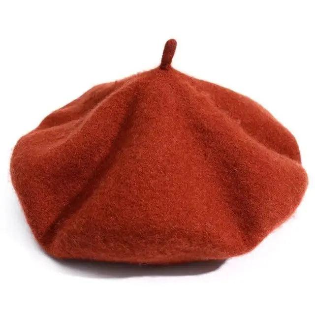 Vintage Beret Hat Flat Cap For Women Retro Classic Style Wool Beret Caps Modern Women Hats Stevvex