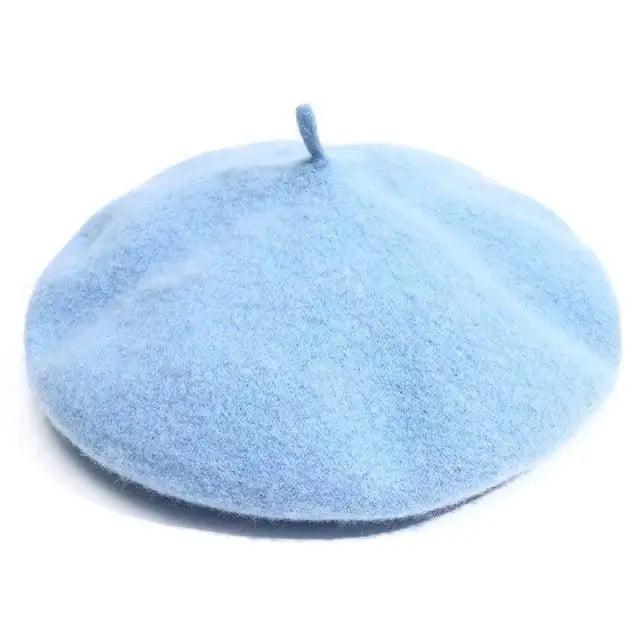 Vintage Beret Hat Flat Cap For Women Retro Classic Style Wool Beret Caps Modern Women Hats Stevvex