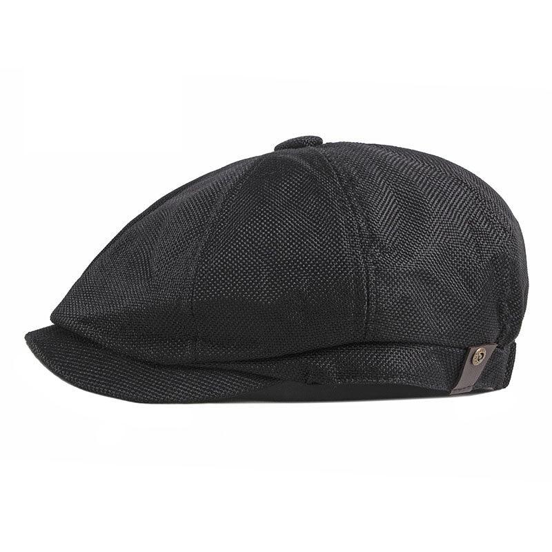 Vintage Men Beret Hats Classic Simple Winter Warm Caps Cotton Comfortable Autumn Beret Flat Hat Quality Durable Retro Men's Hat Unique Berets For Men Retro Cap Stevvex