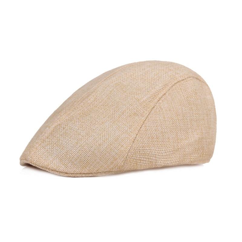 Vintage Men Beret Hats Classic Simple Winter Warm Caps Cotton Comfortable Autumn Beret Flat Hat Quality Durable Retro Men's Hat Unique Berets For Men Retro Cap Stevvex