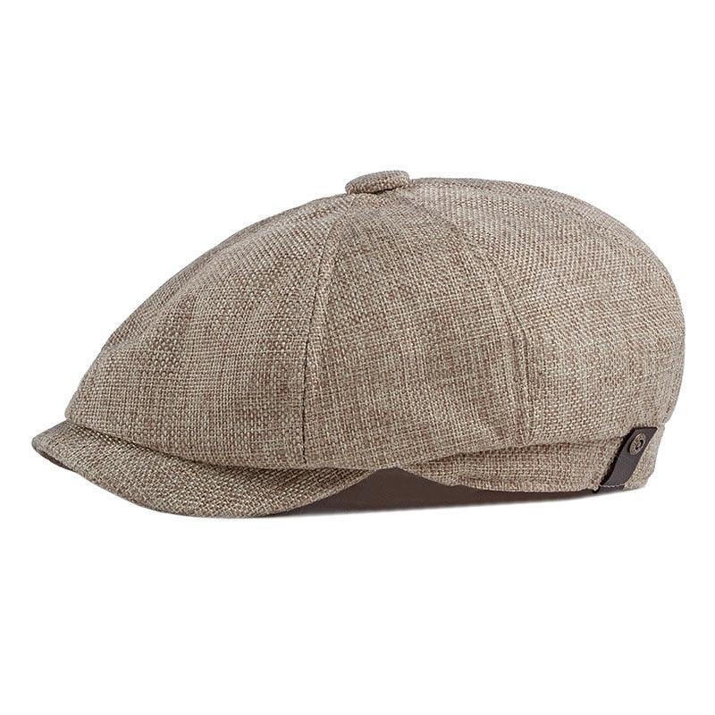 Vintage Men Beret Hats Classic Simple Winter Warm Caps Cotton Comfortable Autumn Beret Flat Hat Quality Durable Retro Men's Hat Unique Berets For Men Retro Cap Stevvex