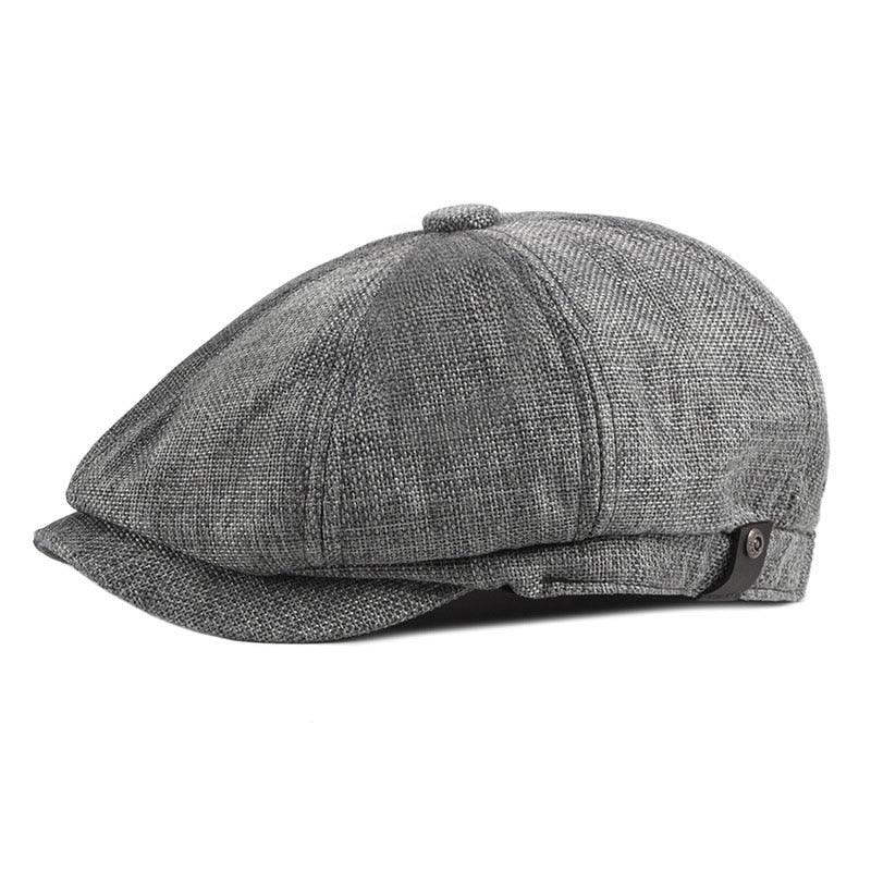Vintage Men Beret Hats Classic Simple Winter Warm Caps Cotton Comfortable Autumn Beret Flat Hat Quality Durable Retro Men's Hat Unique Berets For Men Retro Cap Stevvex