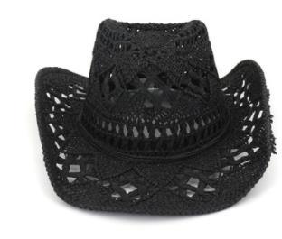 Vintage Straw Cowboy Hat Hand Made Beach Straw Hat Summer Outdoor Men's And Women's Big Brim Sun Hat  Elegant Party Cap Sun Protection Unisex Hats Breathable Hat Stevvex