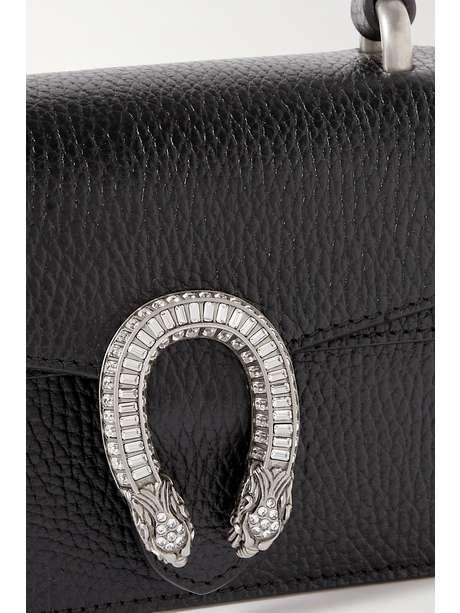 GUCCI Dionysus mini embellished textured-leather tote Banlieue91