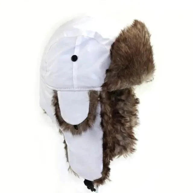 Warm Hat Ear Flaps Cool New Fashion Full Covered Soft And Comfortable Windproof Outdoor Caps For Men Stevvex