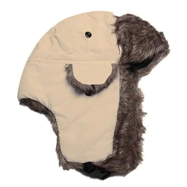 Warm Hat Ear Flaps Cool New Fashion Full Covered Soft And Comfortable Windproof Outdoor Caps For Men Stevvex